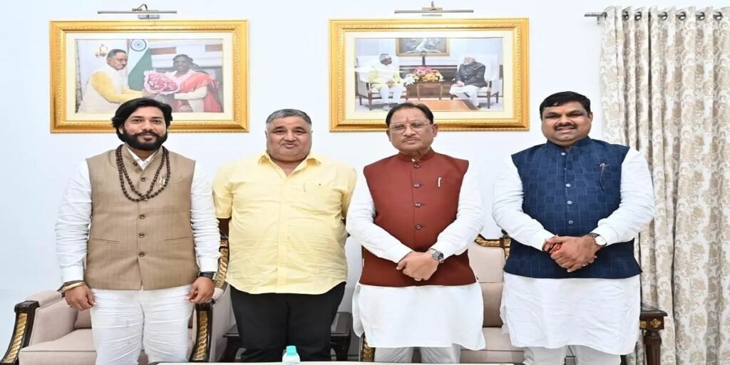 CM साय ने मंत्री बने राजेश अग्रवाल, खुशवंत साहेब और गजेंद्र यादव को दी बधाई