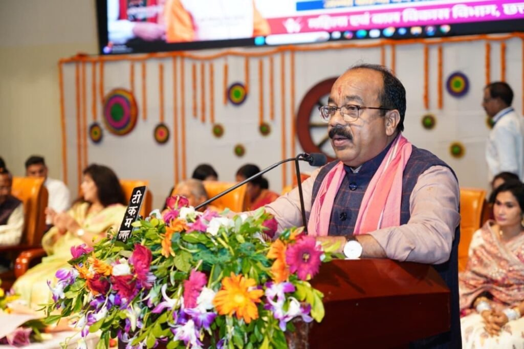 मुख्यमंत्री के नेतृत्व में नारी शक्ति के मान, सम्मान और गौरव को बढ़ावा मिल रहा है: उपमुख्यमंत्री श्री अरुण साव