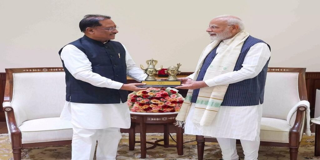 प्रधानमंत्री श्री नरेंद्र मोदी से मिले मुख्यमंत्री श्री विष्णुदेव साय – छत्तीसगढ़ के विकास को मिली नई रफ्तार..